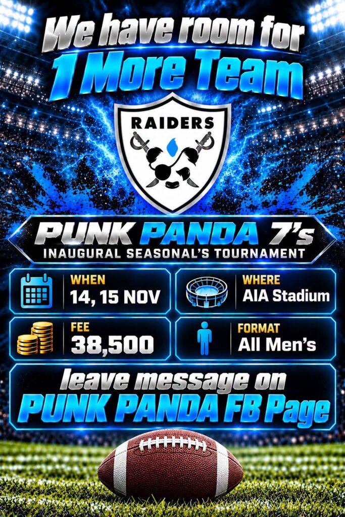 Pandas Flag Football League - Nov 14 - 15